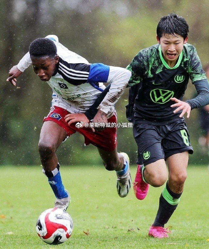 姜景祺替补出场，沃尔夫斯堡U15队5-0战胜VfB Oldenburg