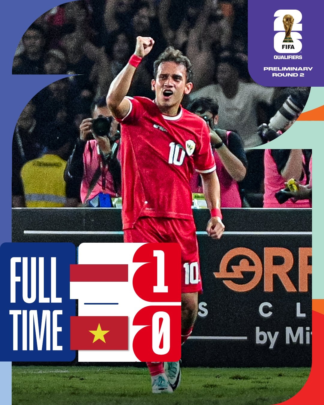 不再鱼腩❗印尼亚洲杯&世预赛2连胜越南，跃升至F组第2