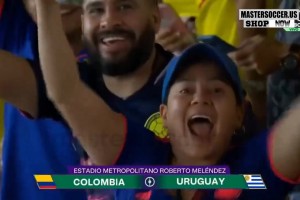 2023年10月13日 世预赛-哥伦比亚两度领先2-2遭乌拉圭绝平 J罗传射努涅斯补时点射