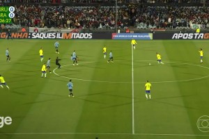 2023年10月18日 世预赛-内马尔伤退努涅斯传射 巴西0-2乌拉圭遭首败