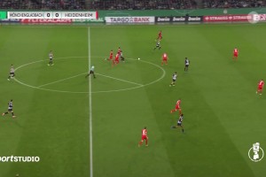 2023年11月01日 德国杯-塞耶巴乔双响罗宾哈克破门 门兴3-1海登海姆