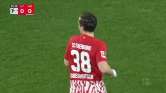 2023年12月18日 德甲-格雷戈里施破门查博特染红 弗赖堡2-0十人科隆